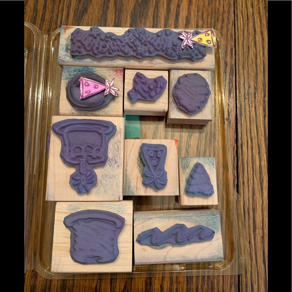 Sketch a Party rubber stamp set - Picture 4 of 4